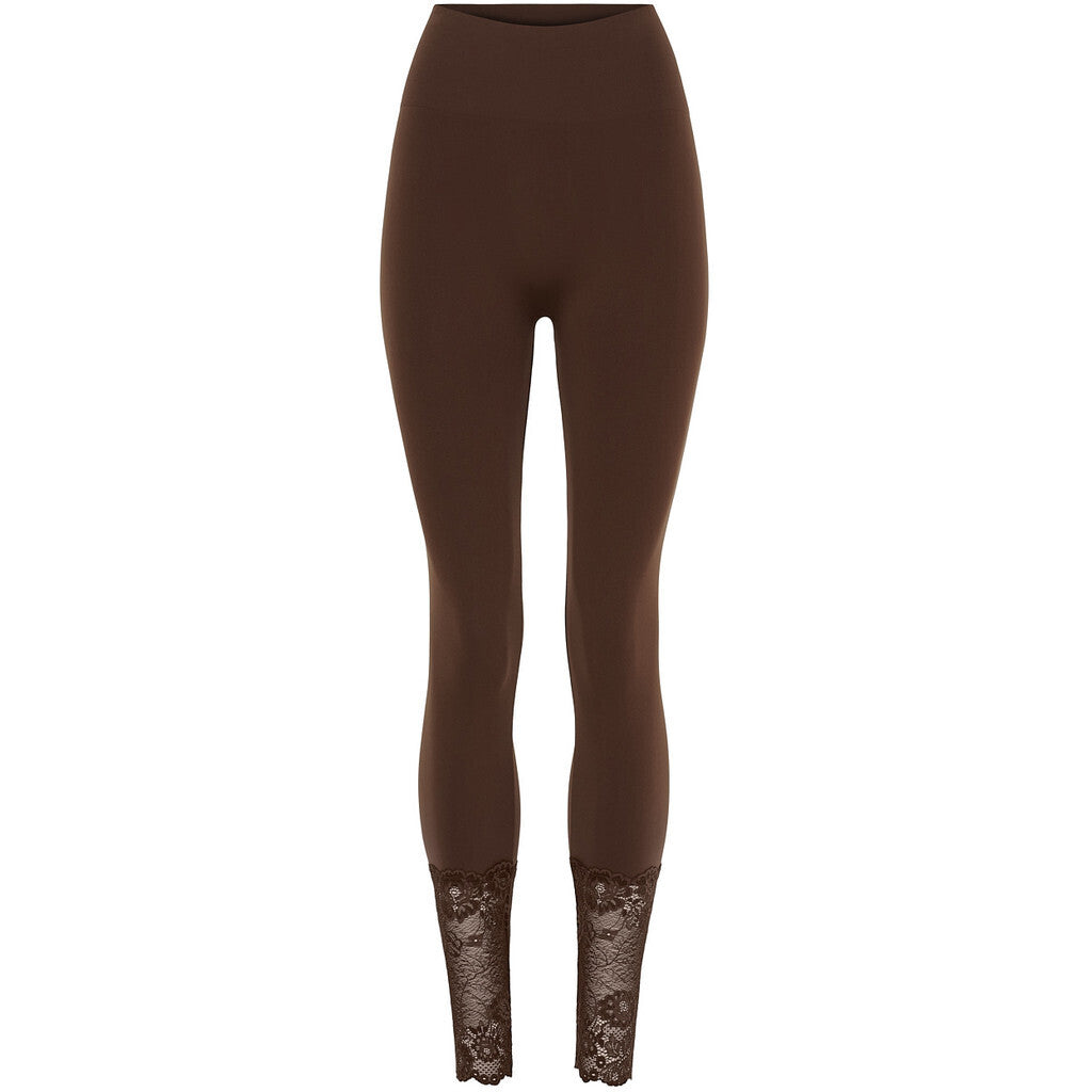 Microfiber T&S Martha legging Lace HW Leggings Cioccolato