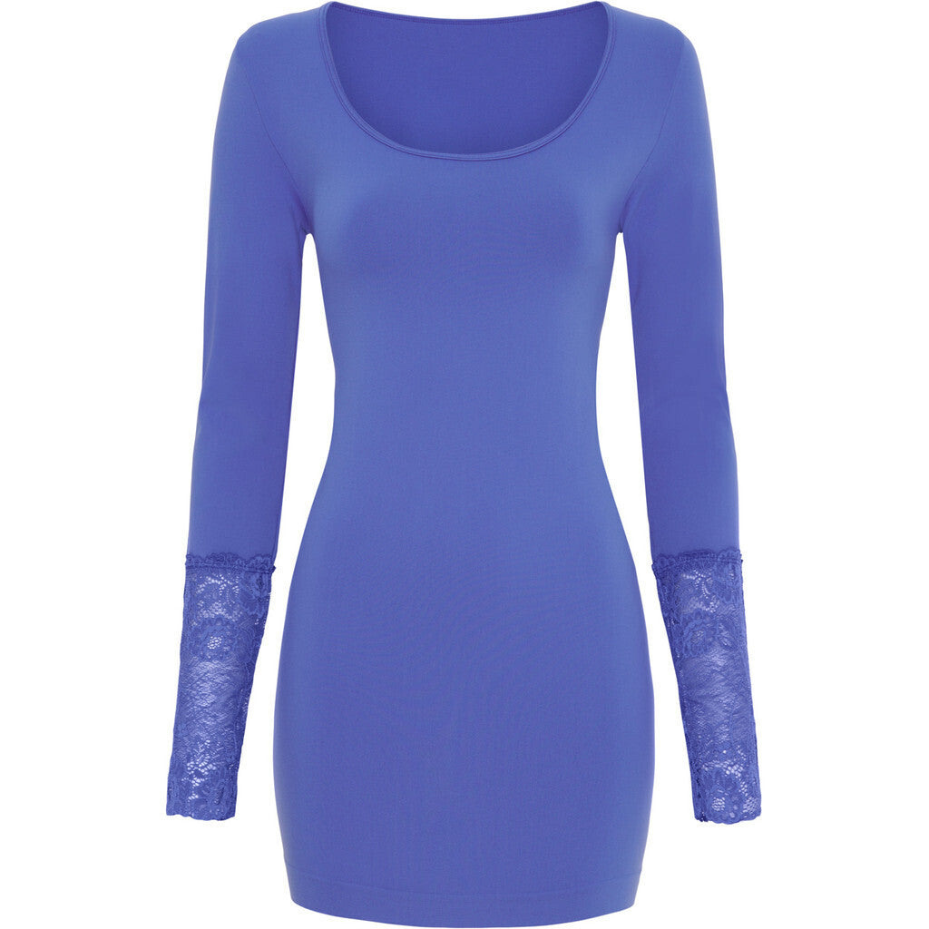 Microfiber T&S Mary Blouse lace LS Plus Top LS Alaska