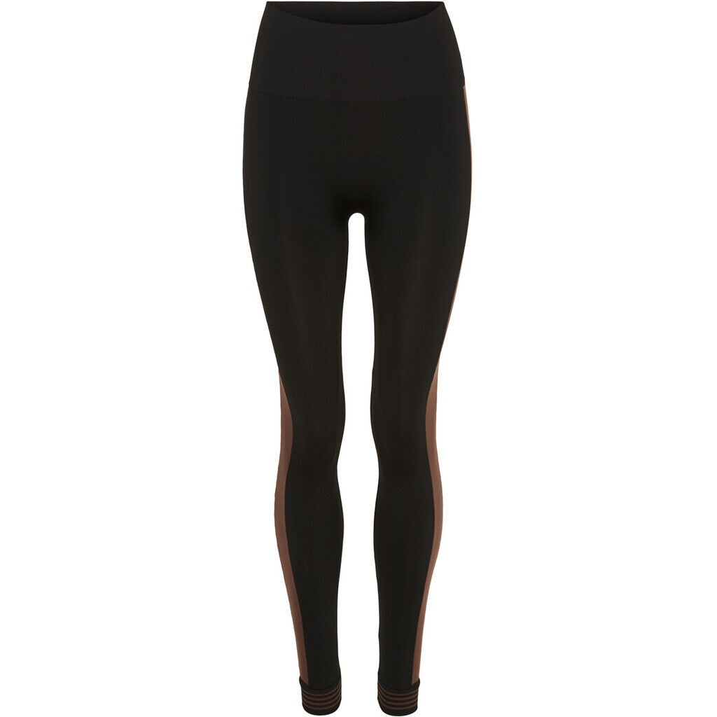 Microfiber T&S Melanie legging HW Leggings Nero-cioccolato