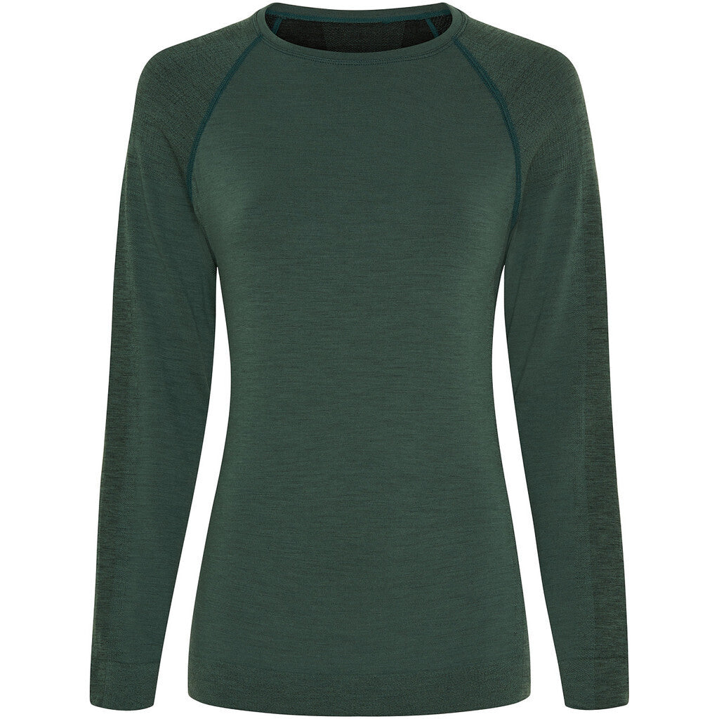 Microfiber T&S Merino wool Blouse LS Blouse Oliva