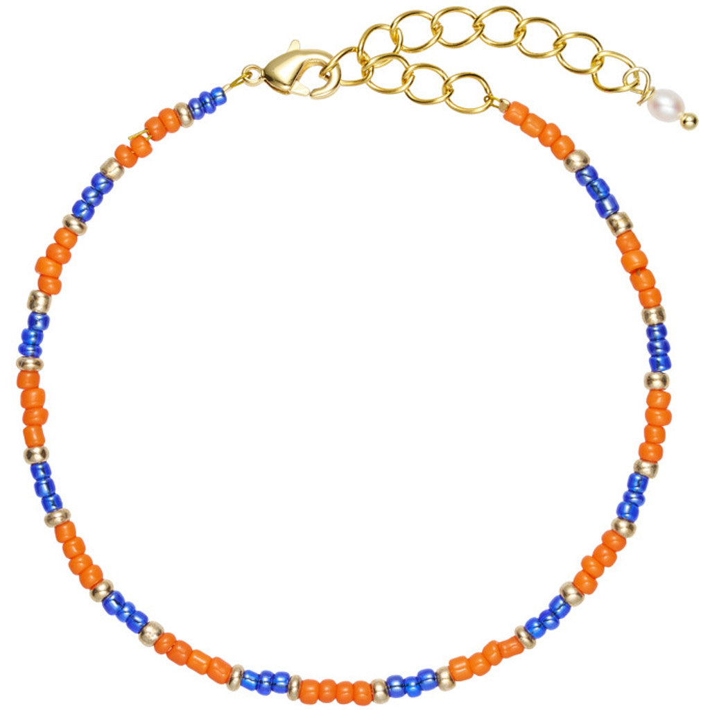 Jewelry T&S Mette Bracelet Bracelet Orange/blue