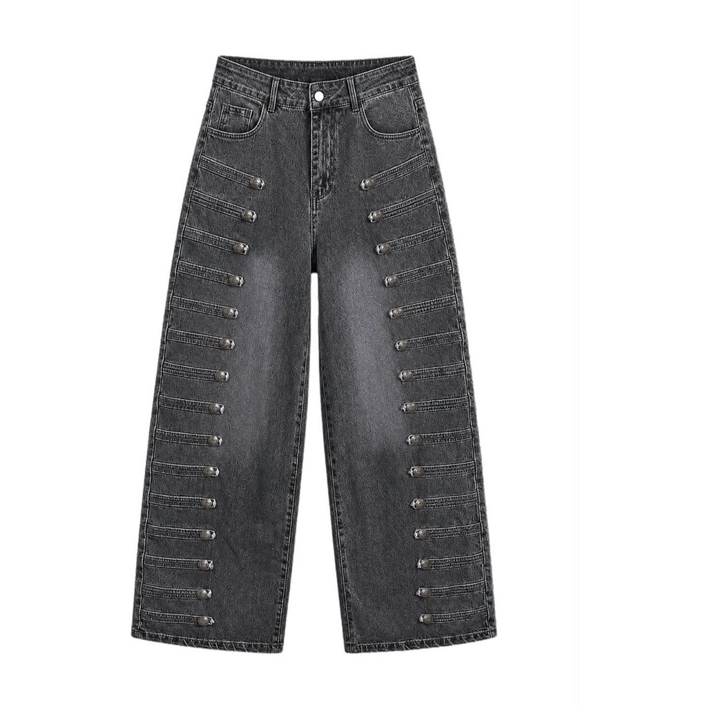 Clothing T&S Michaela Jeans Pants Black stone wash
