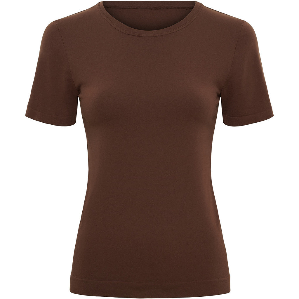 Microfiber T&S Mille SS T-Shirt T-shirt SS Cioccolato