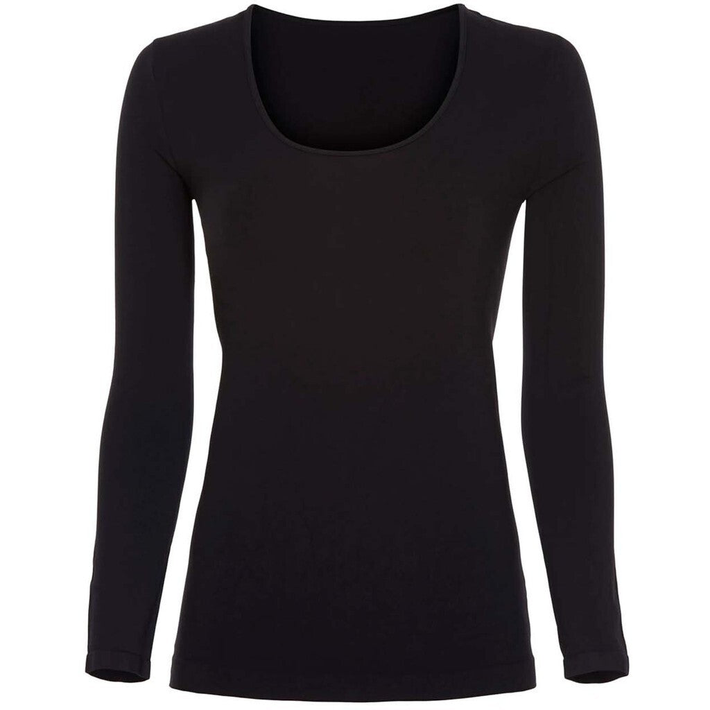 Microfiber T&S Mille T-shirt LS T-shirt LS Nero