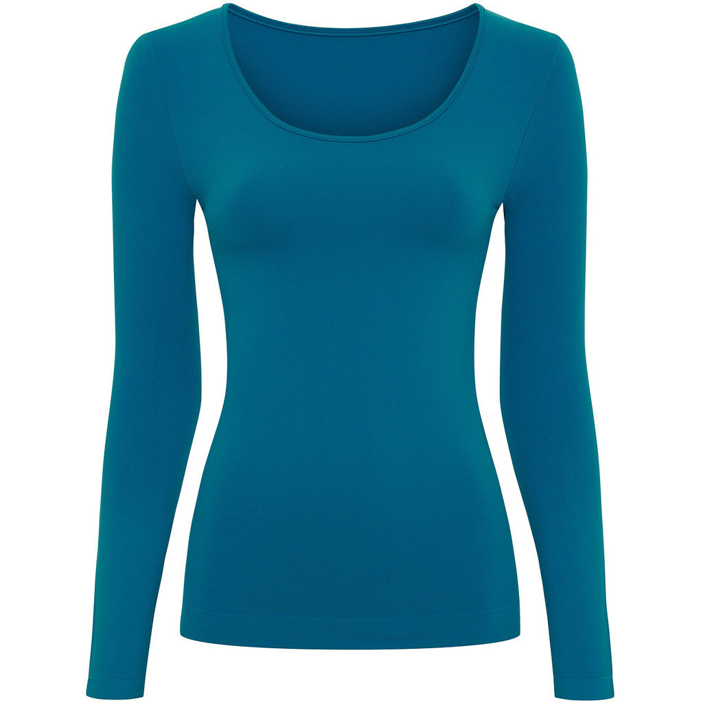 Microfiber T&S Mille T-shirt LS T-shirt LS Petrolio