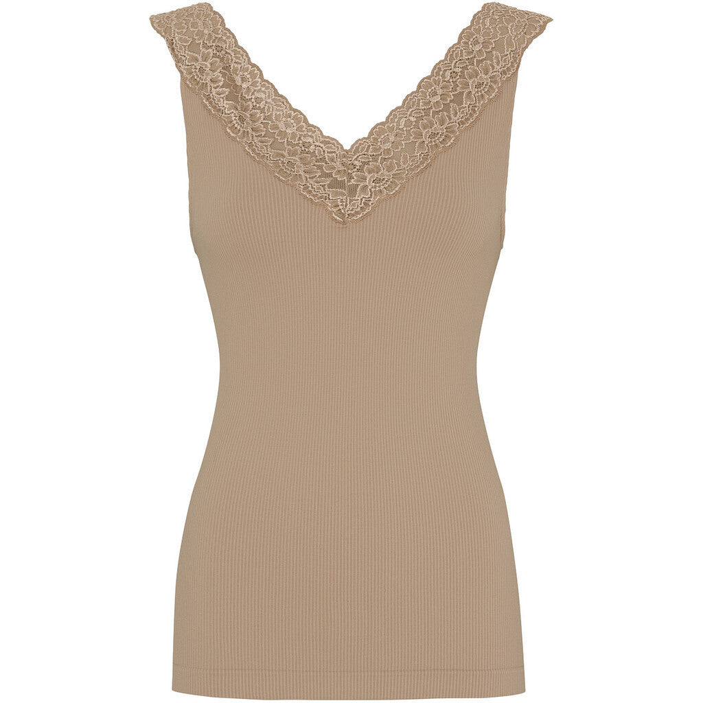 Microfiber T&S Miriam Rib Top Nudo