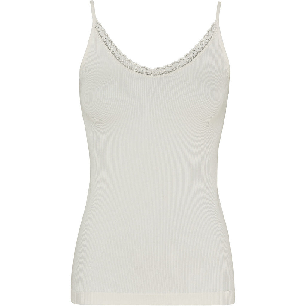Microfiber T&S Molly Rib Top Rib Top Ivory