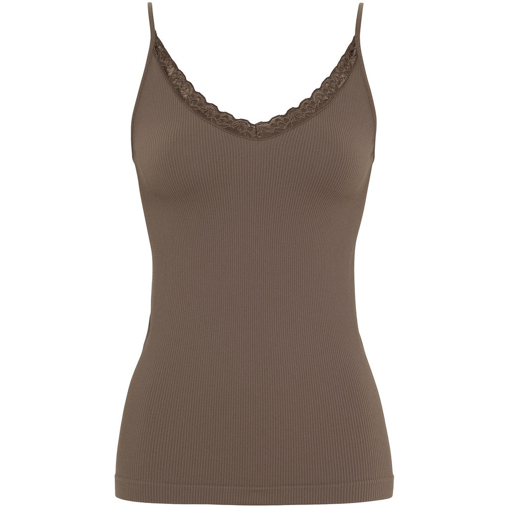 Microfiber T&S Molly Rib Top Rib Top Noce