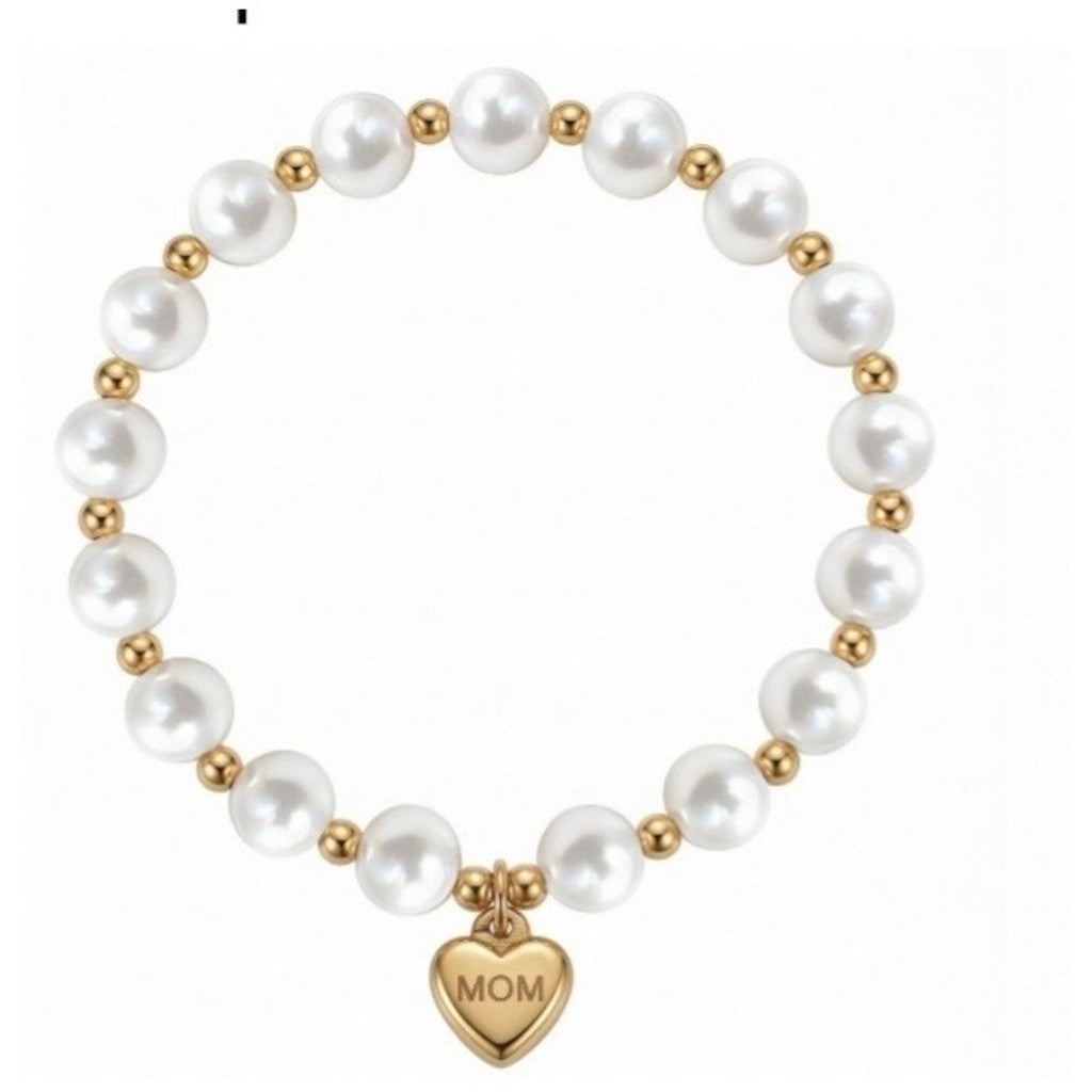 Jewelry T&S Mom Pearl Bracelet Bracelet Gold