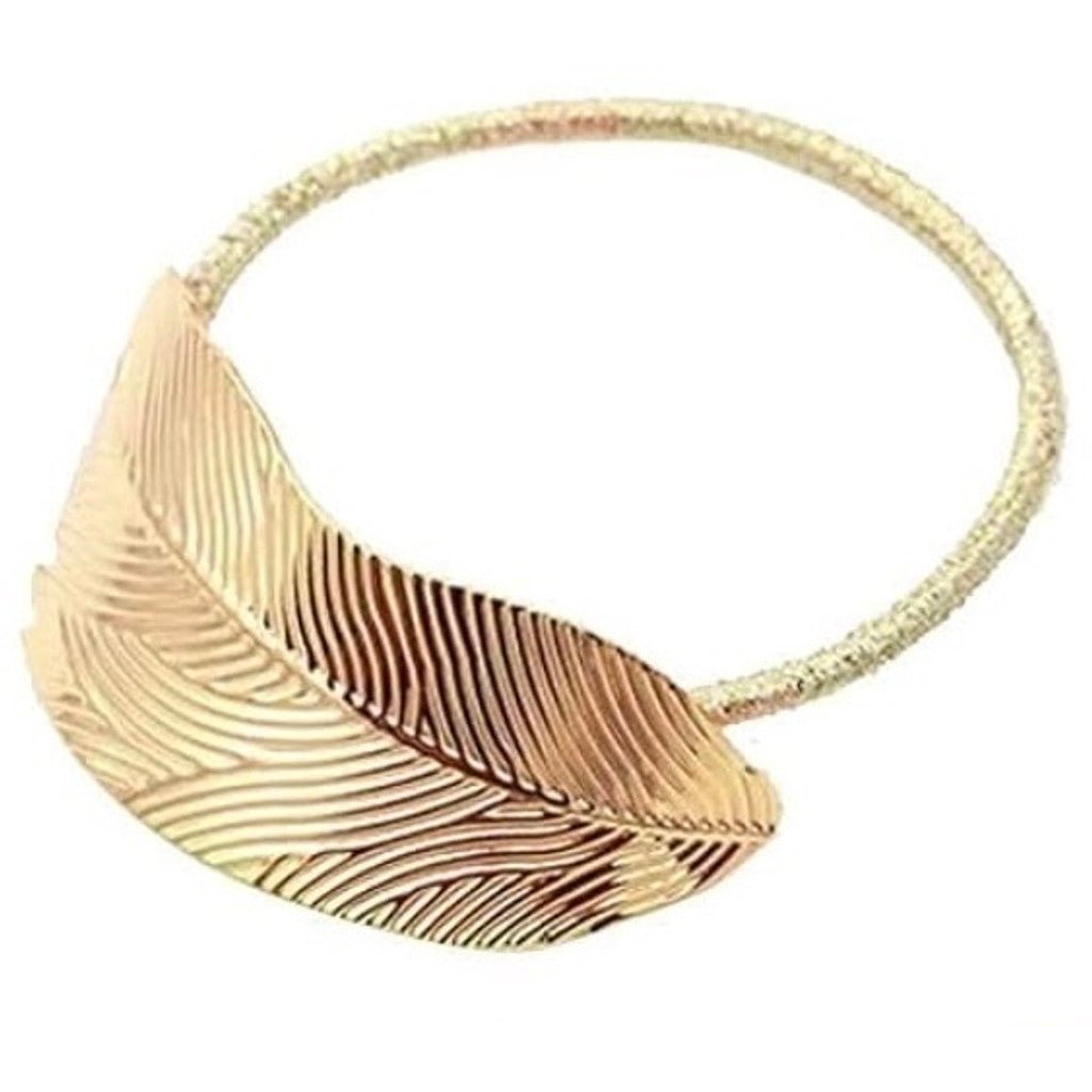 Jewelry T&S Multi elastic Horace 3 pcs. Scarf Ring Feather-gold