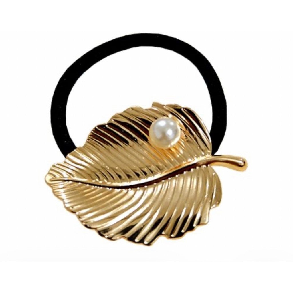 Jewelry T&S Multi elastic Horace 3 pcs. Scarf Ring Leaf-pearl