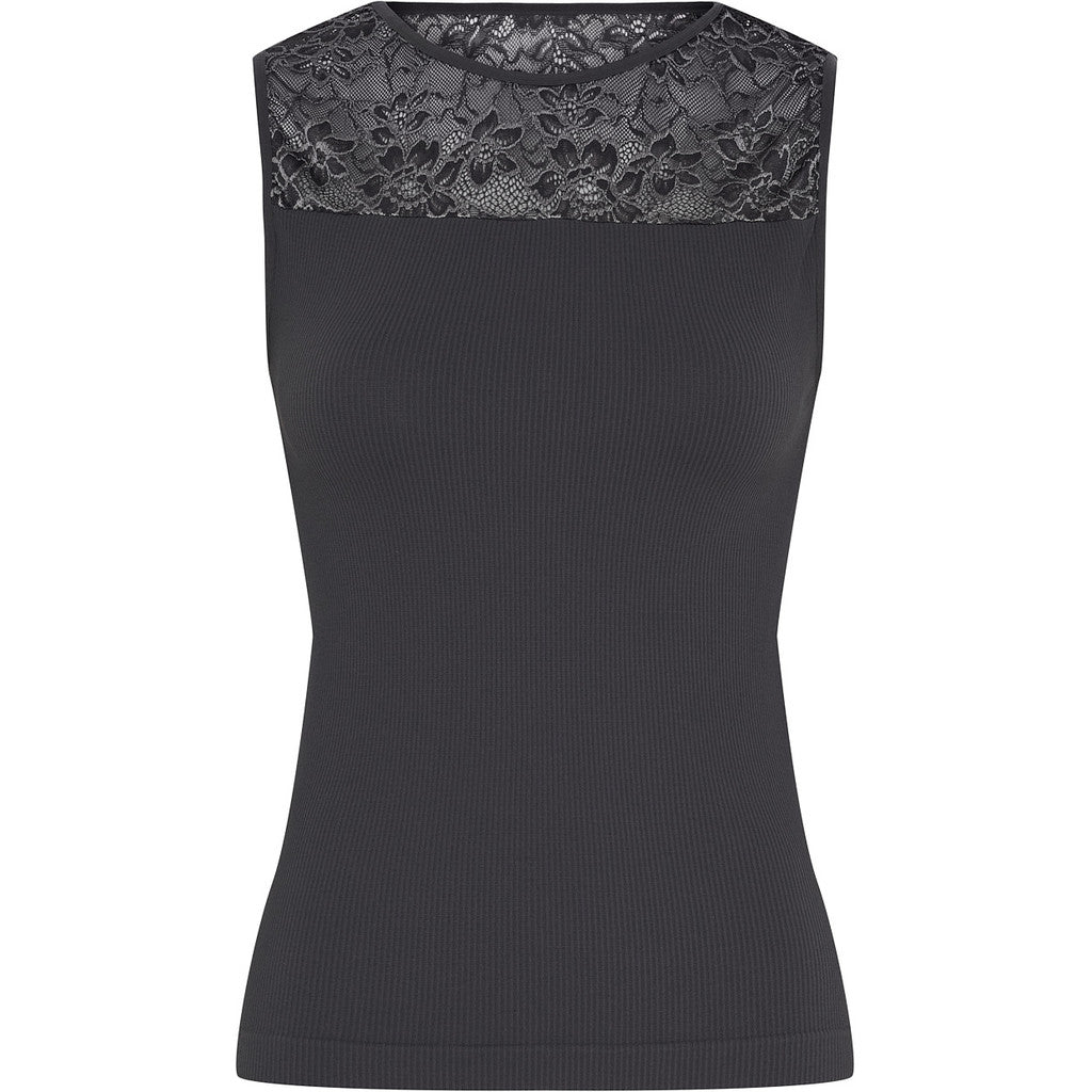 Microfiber T&S Nancy rib Top Top Antracite