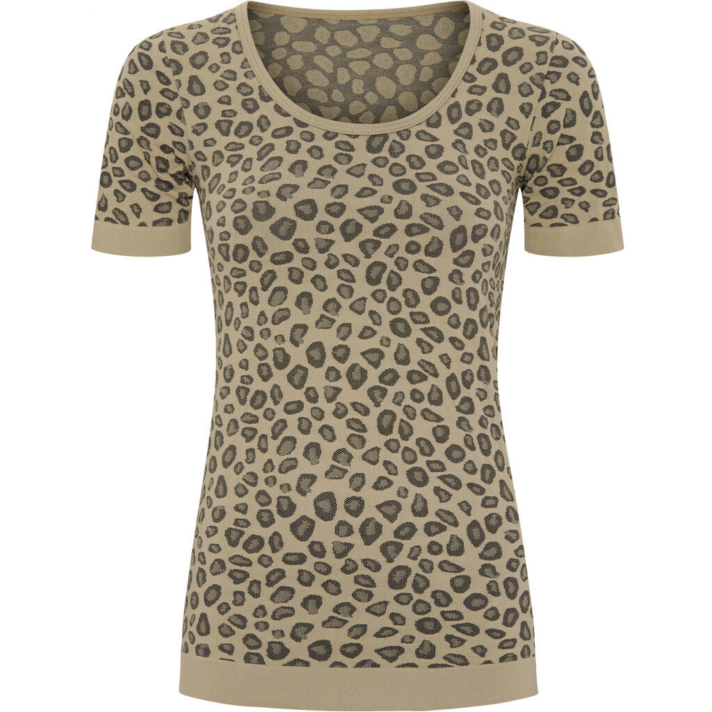 Microfiber T&S Nynne Gepard T-shirt SS T-shirt SS Salvia