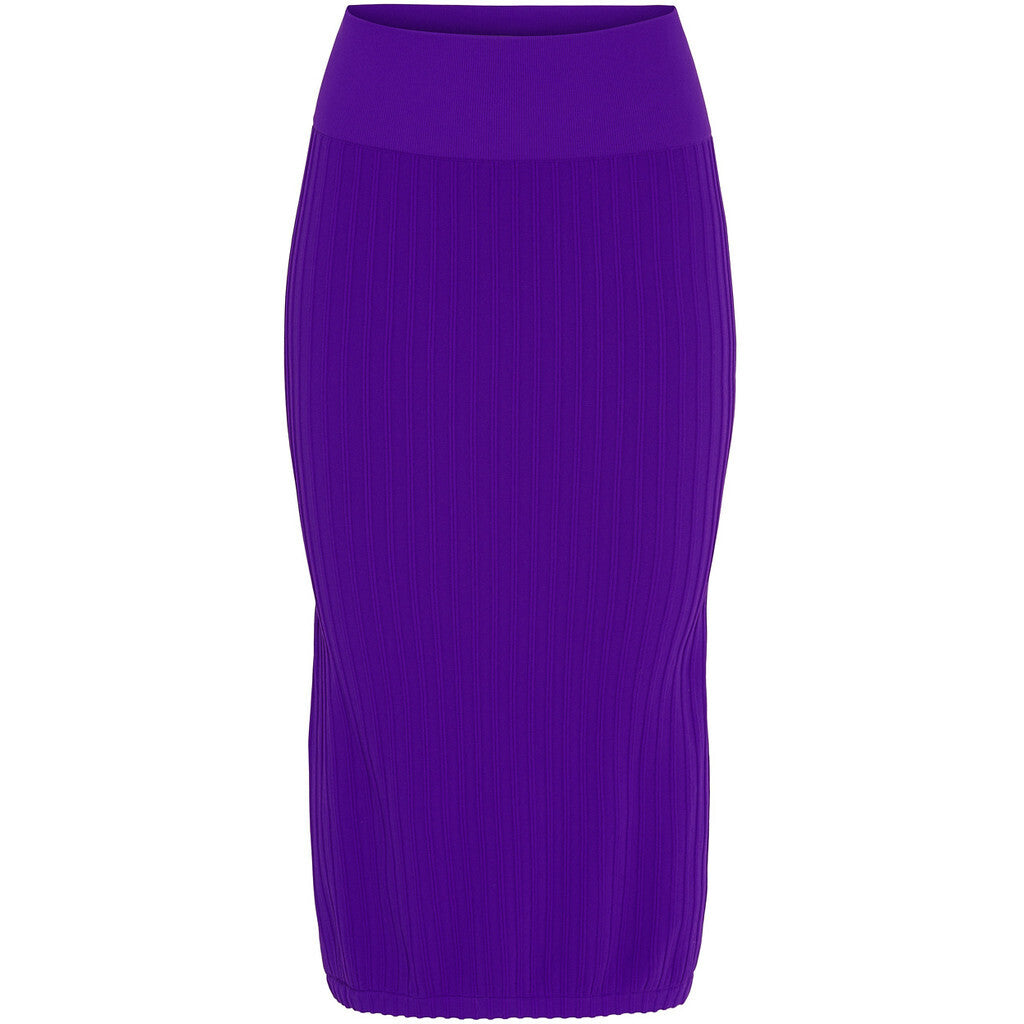 Microfiber T&S Pamela rib skirt Skirt Viola