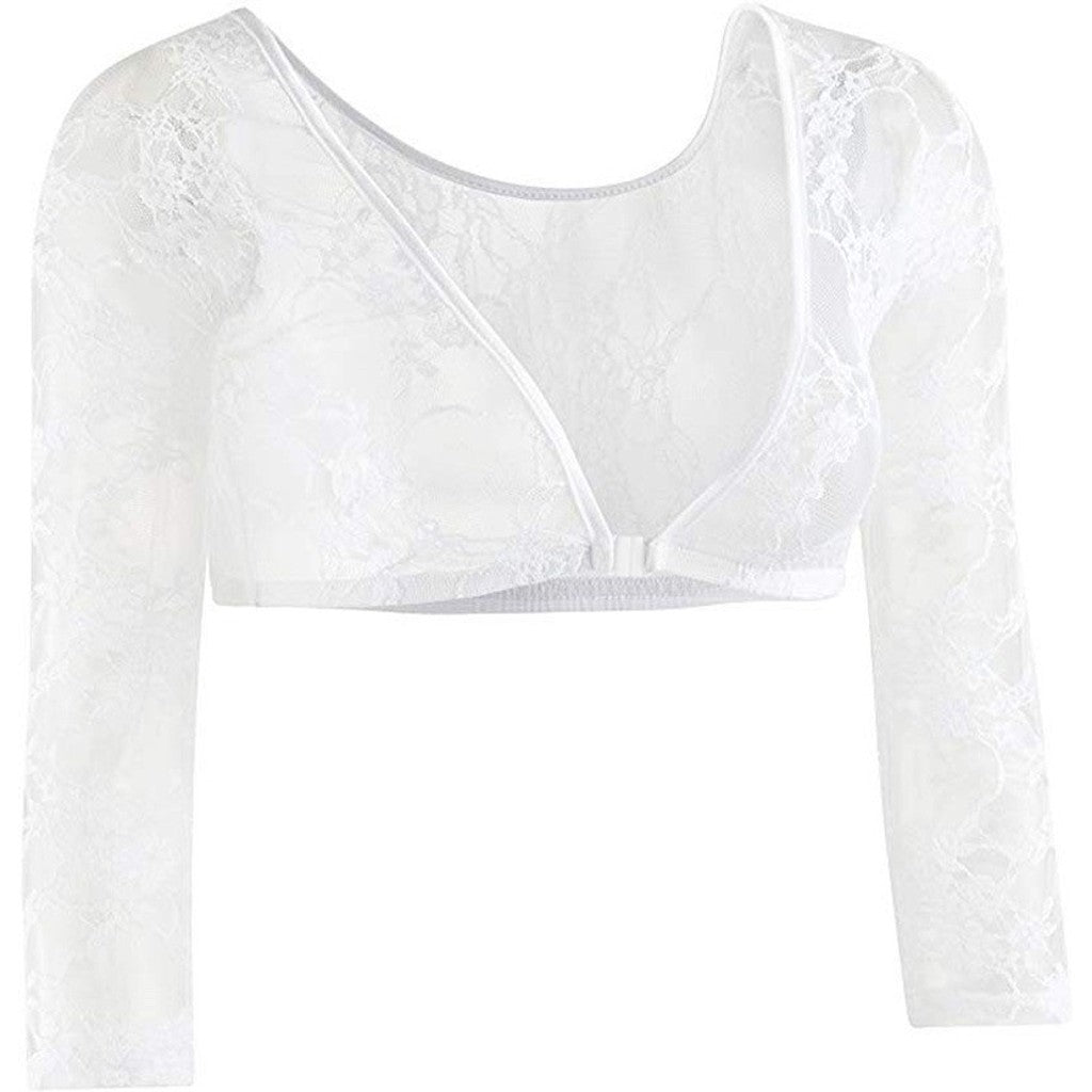 Clothing T&S Paris Lace Top Top White