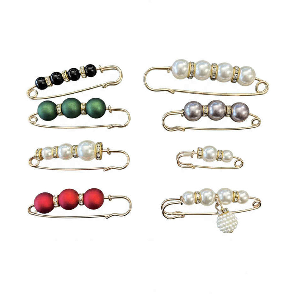 Jewelry T&S Pin 8 different pcs Pins Gold