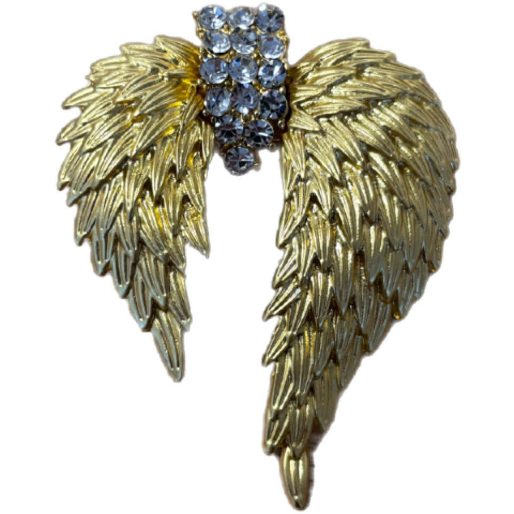 Jewelry T&S Pin Angel Wings Pins Gold