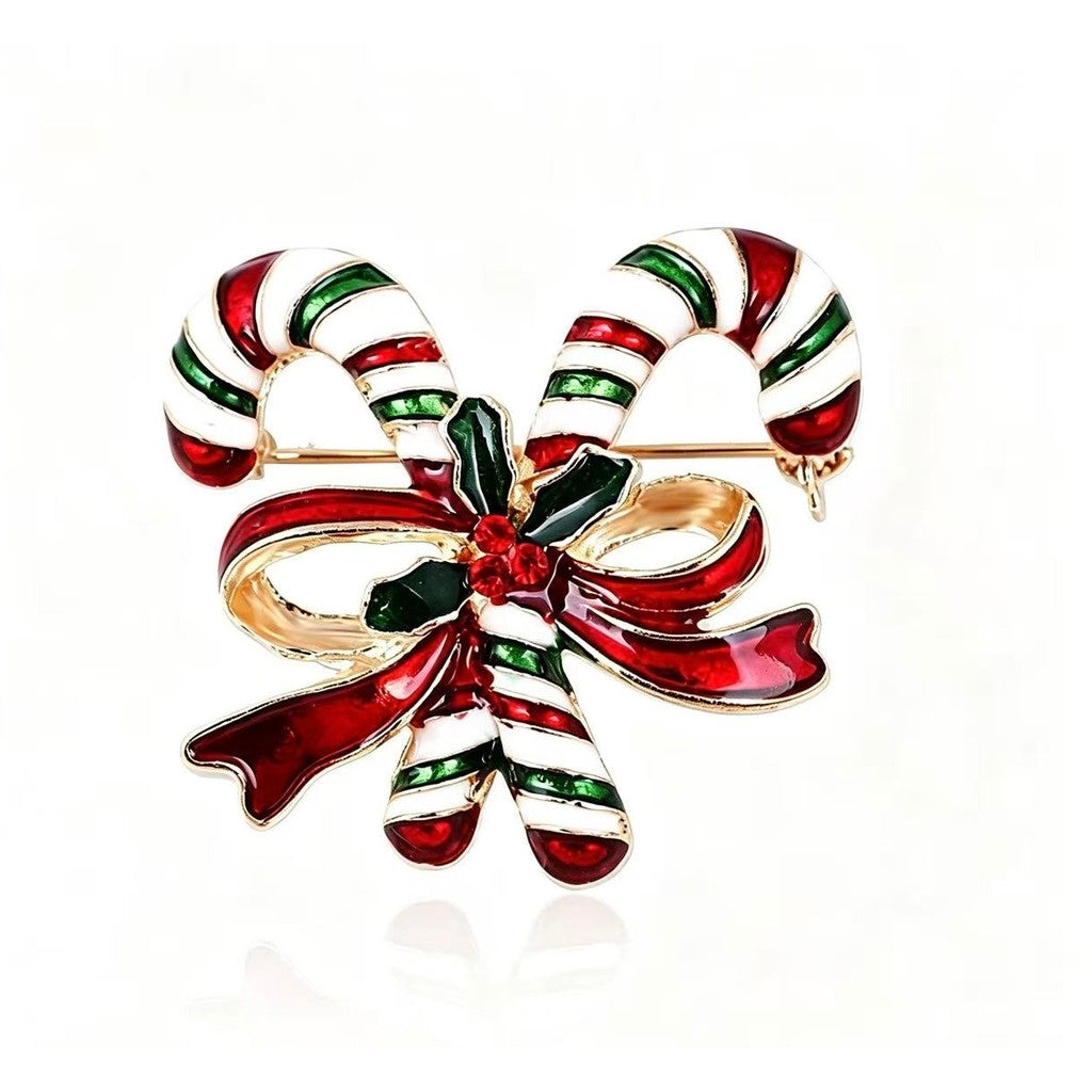 Jewelry T&S Pin Christmas Candy Pins Gold