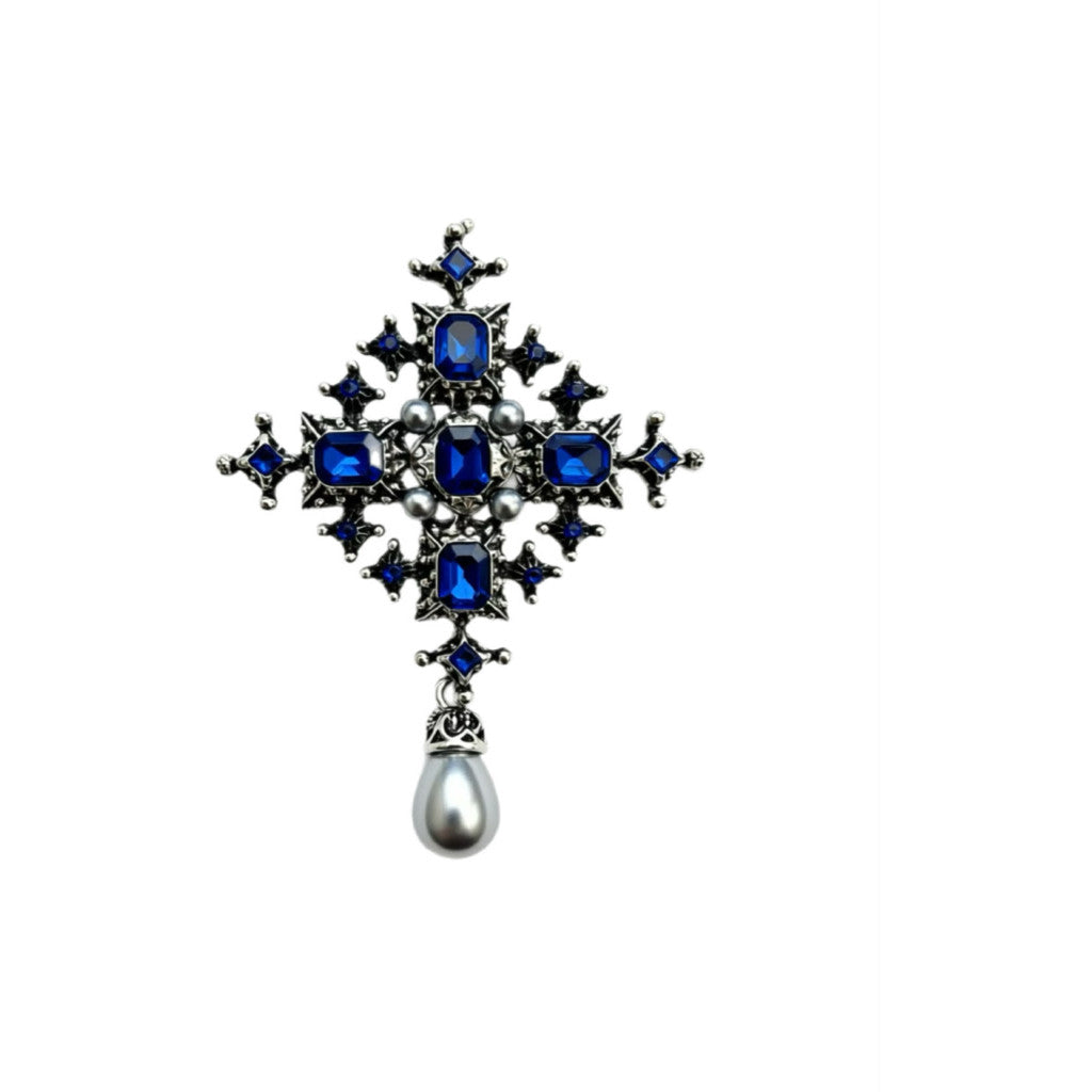 Jewelry T&S Pin Emelie Pins Silver-blue