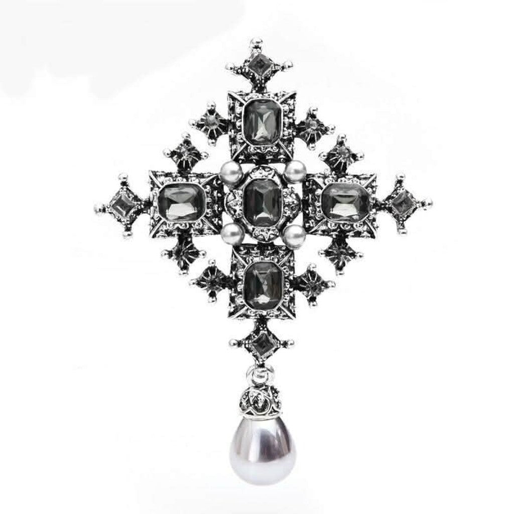 Jewelry T&S Pin Emelie Pins Silver-grey
