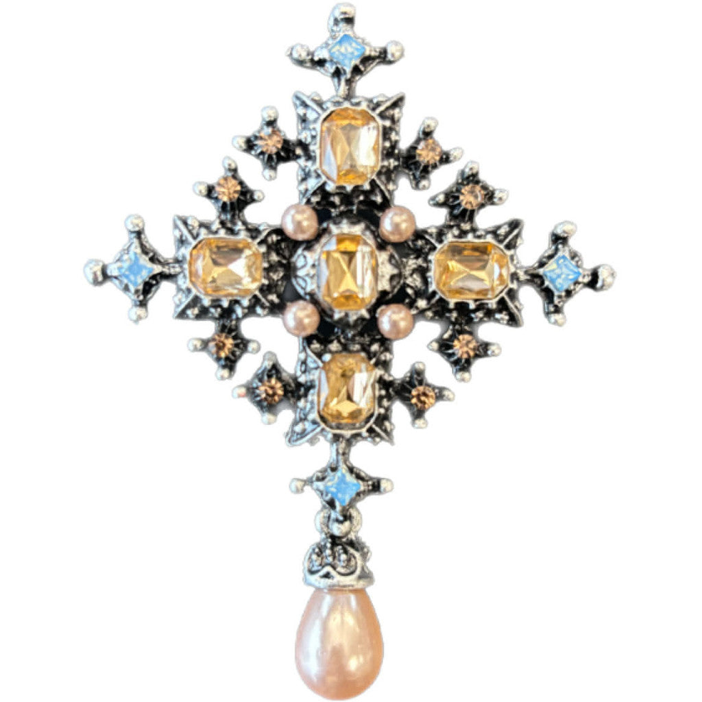Jewelry T&S Pin Emelie Pins Silver-peach