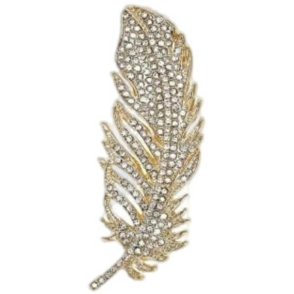 Jewelry T&S Pin Feather Pins Gold