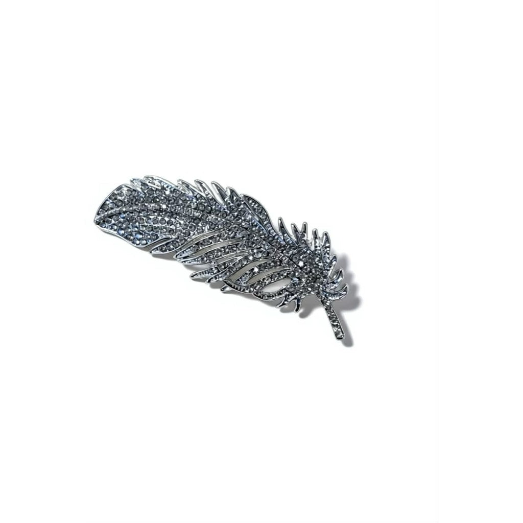 Jewelry T&S Pin Feather Pins Silver