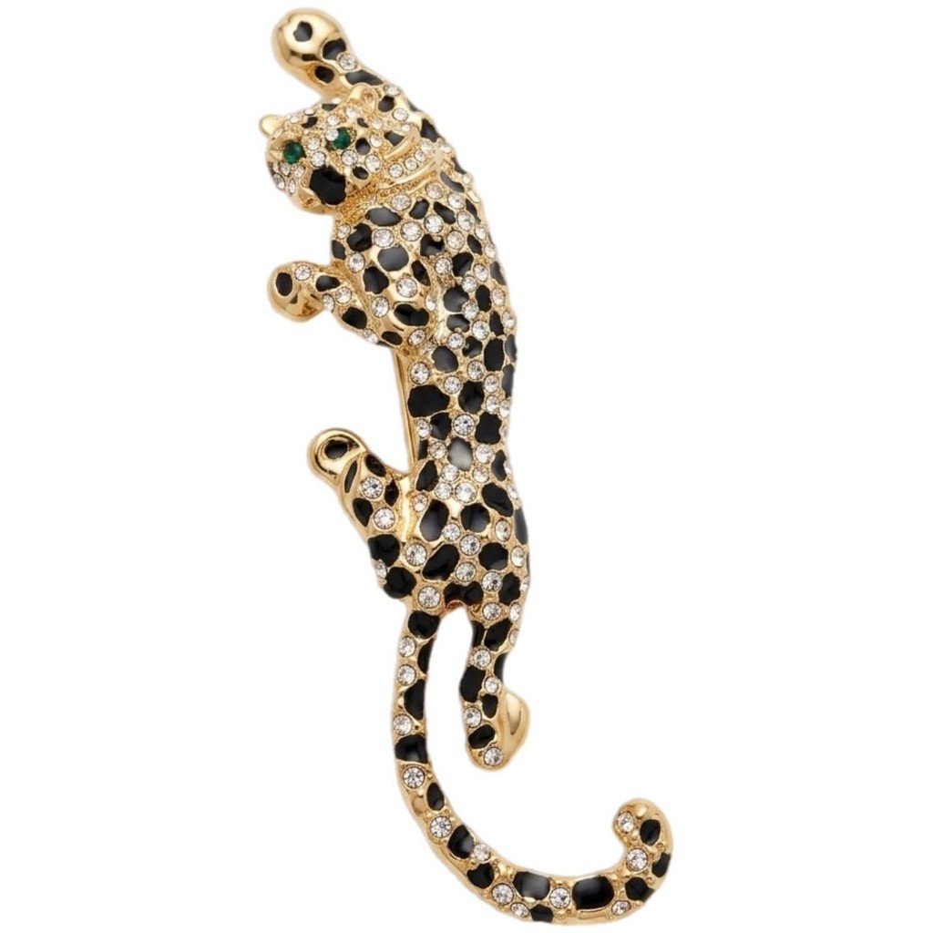 Jewelry T&S Pin Leopard Gold Pins Gold