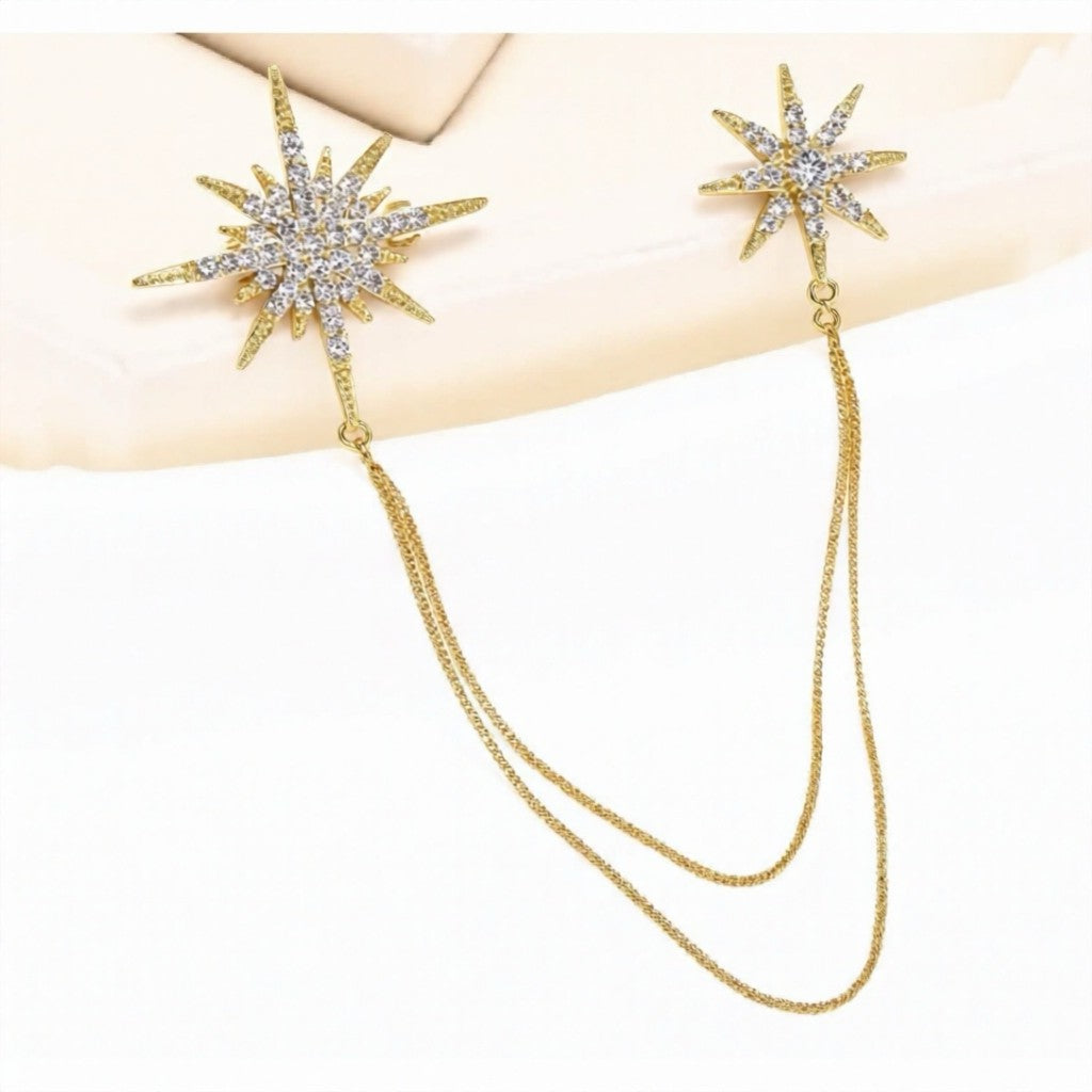 Jewelry T&S Pin Stars Pins Gold