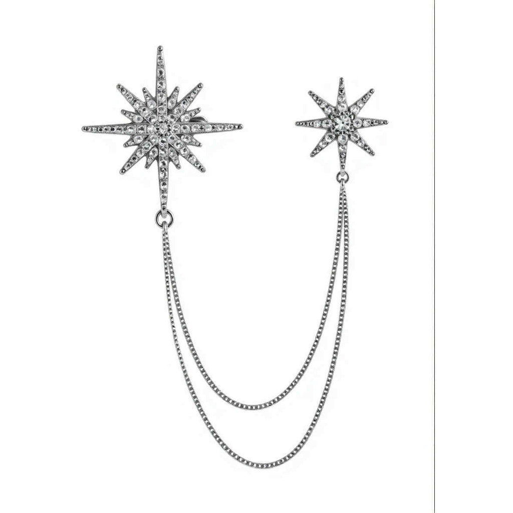 Jewelry T&S Pin Stars Pins Silver