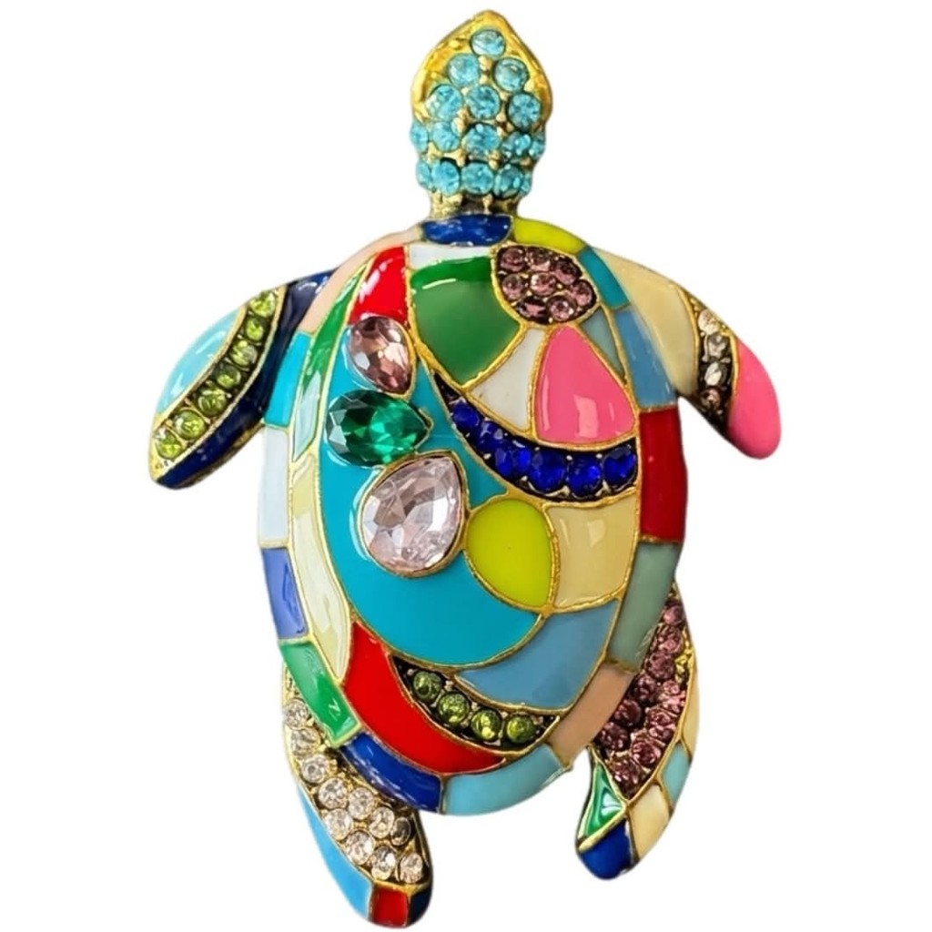 Jewelry T&S Pin Turtle Multi Pins Gold