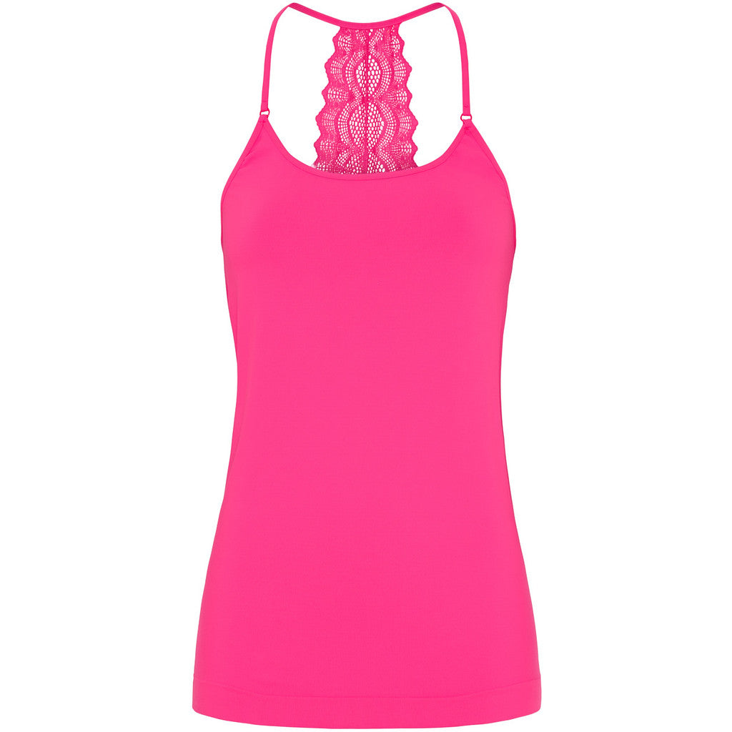 Microfiber T&S Rosie top Spaghetti Top Bubble fluo