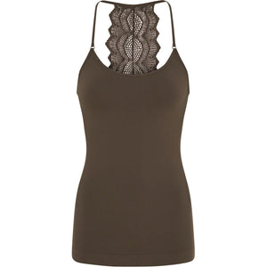 Microfiber T&S Rosie top Spaghetti Top Caffe