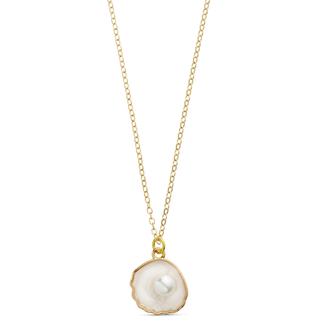 Jewelry T&S Shell Pearl Necklace Necklace Gold