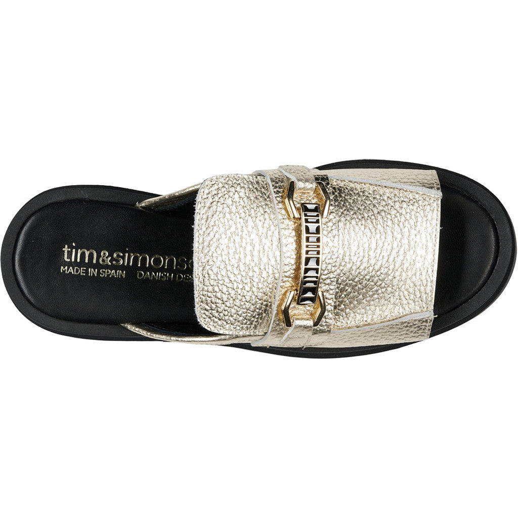 Footwear T&S Sherly slipper Platino Sandal Platino gold