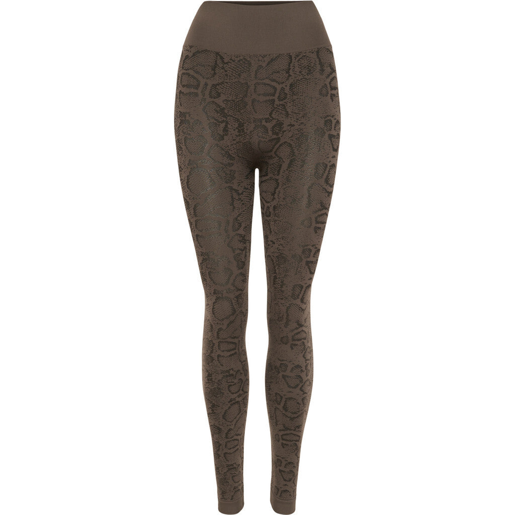 Microfiber T&S Snake Legging HW Leggings Caffe