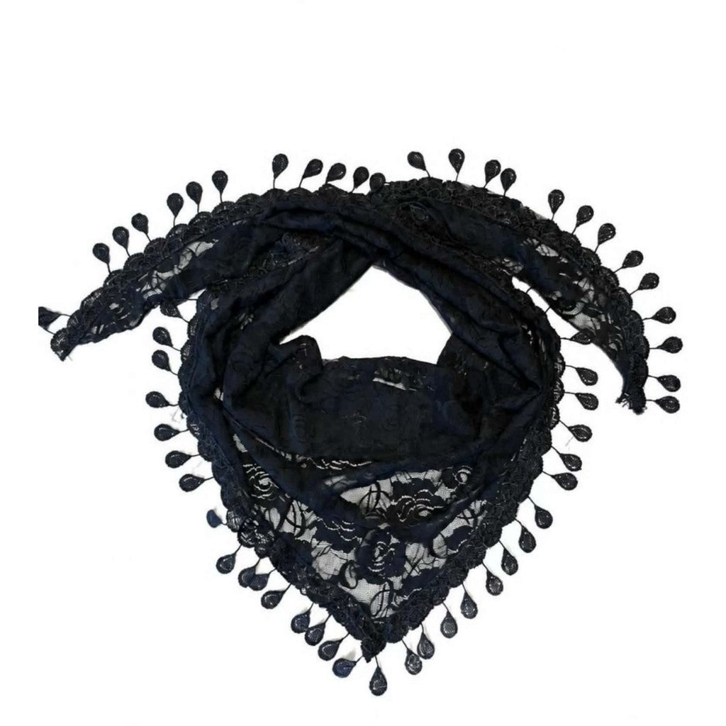 Scarf T&S Sybil Lace Scarf Scarf Black