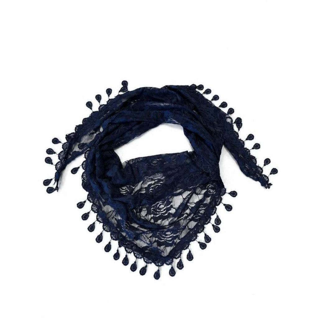 Scarf T&S Sybil Lace Scarf Scarf Blue