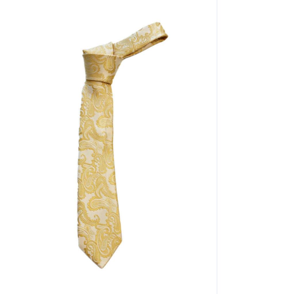 Jewelry T&S Tie Tie Paisley Yellow