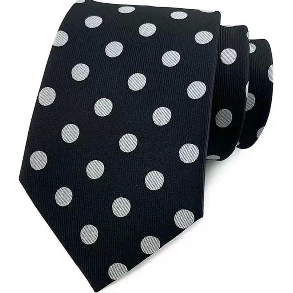 Jewelry T&S Tie Dot Tie Black/white