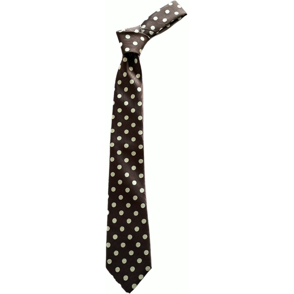Jewelry T&S Tie Dot Tie Brown