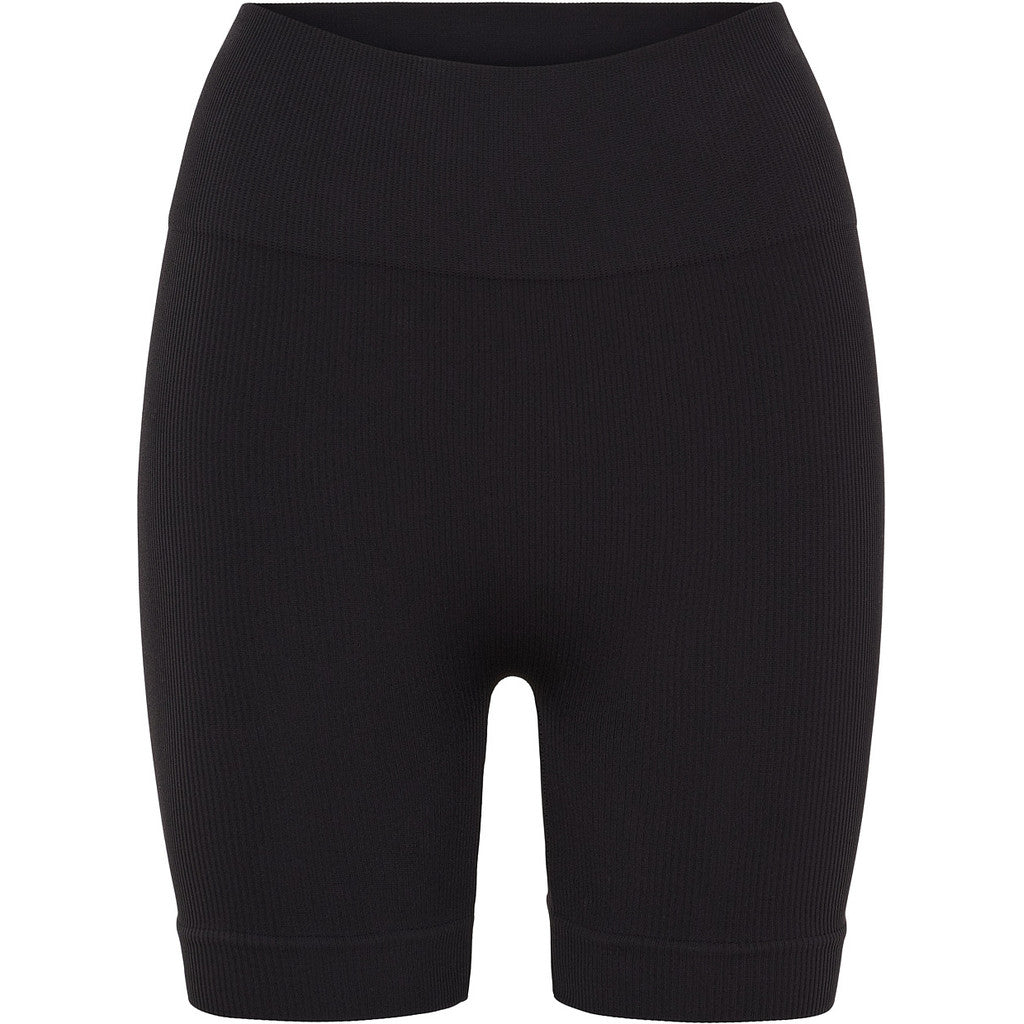 Microfiber T&S Tulle rib Bike HW Bike shorts Nero
