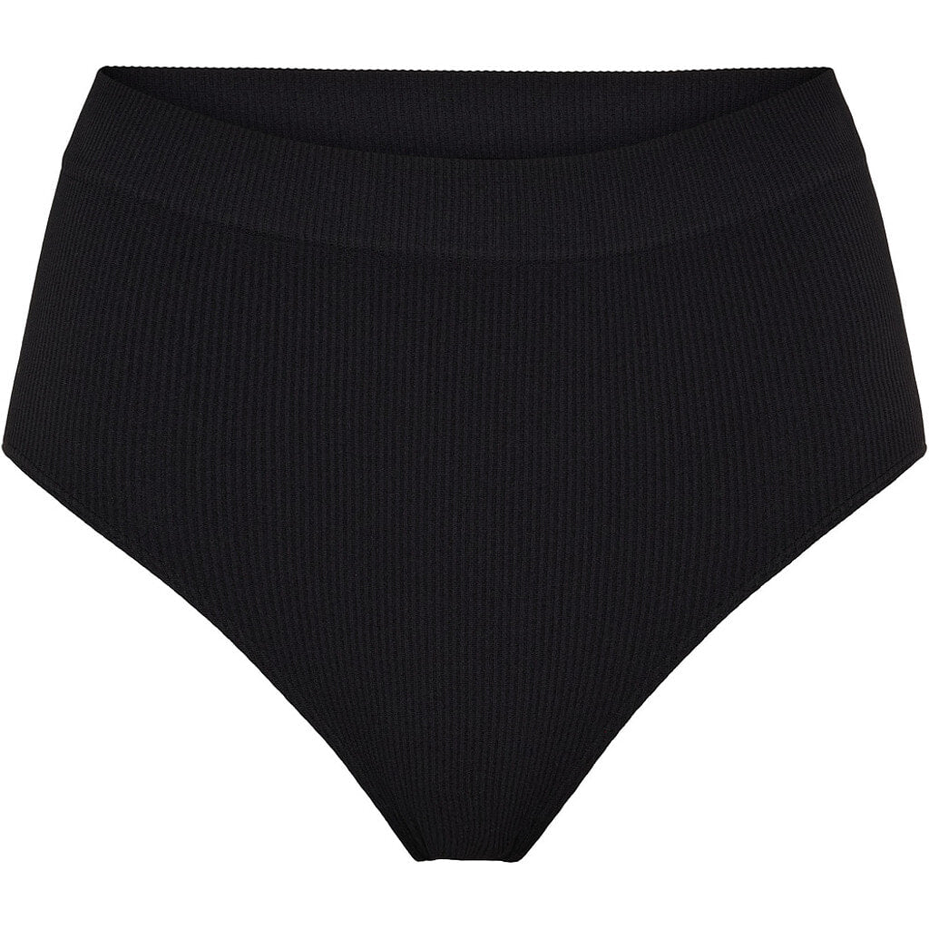 Microfiber T&S Tulle rib midi Panties Panties Nero