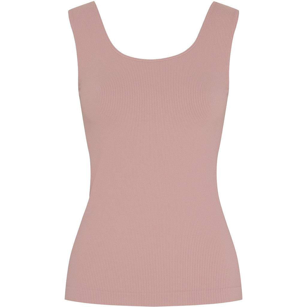Microfiber T&S Tulle rib top Rib Top Rosa antico