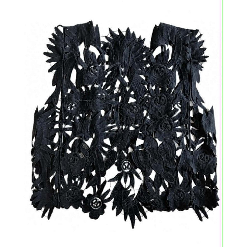 Clothing T&S Yrsa Lace Top Top Black