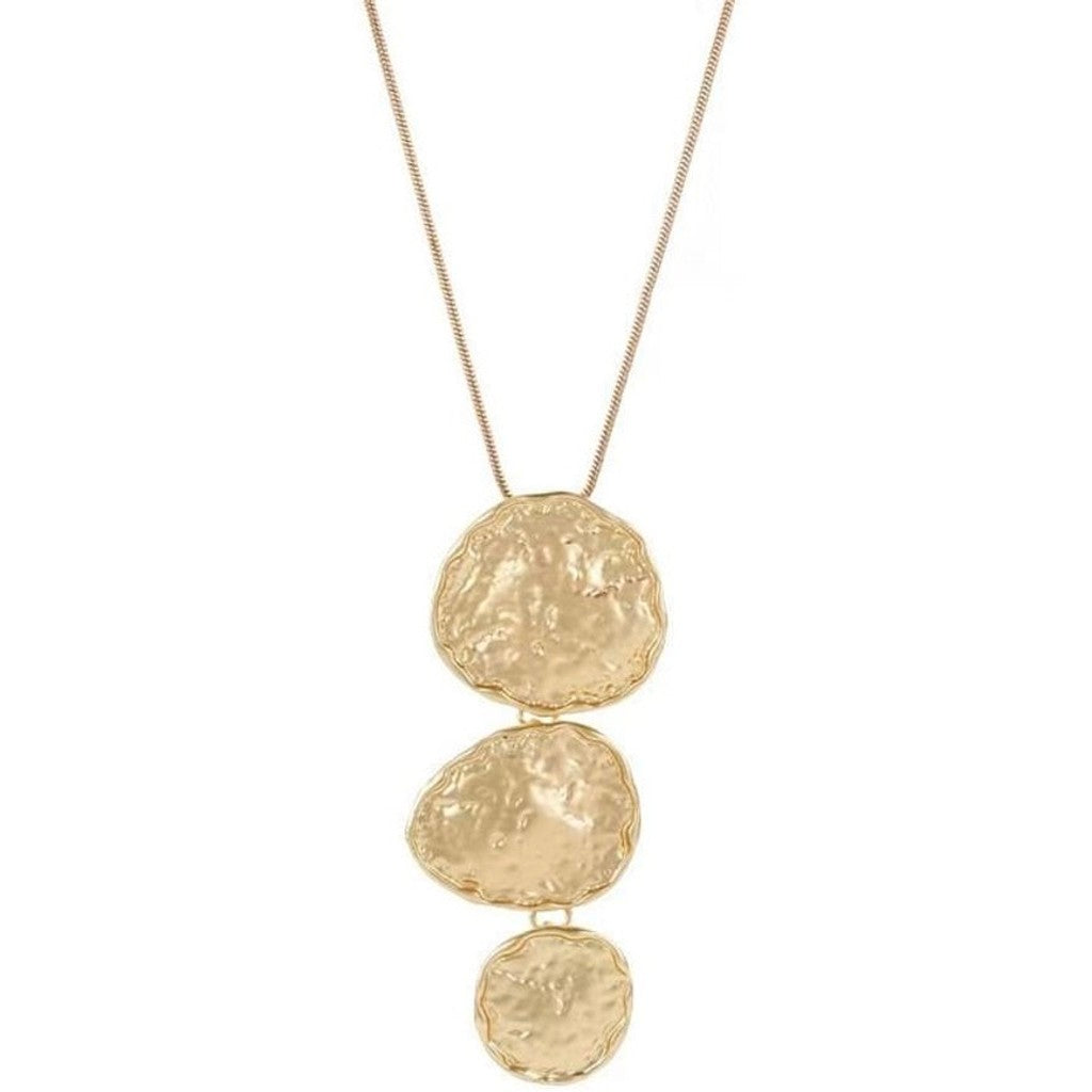 Jewelry T&S 3-Circle Necklace Necklace Gold