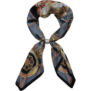 Scarf T&S Aliki Scarf w. magnetic pearl Scarf Multi 4