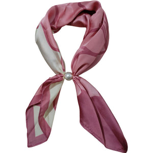 Scarf T&S Aliki Scarf w. magnetic pearl Scarf Pink