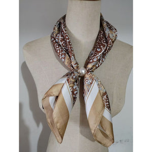 Scarf T&S Aliki Scarf w. magnetic pearl Scarf aw5