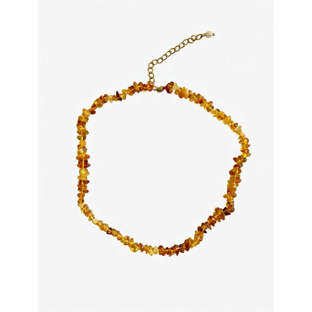 Jewelry T&S Amber Rav Necklace Necklace Honey